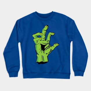 Halloween Zombie Hand Crewneck Sweatshirt